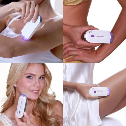 Pijnloze Laser Epilator Met Automatische Activatie Voor Zachte Ontharing