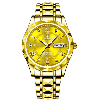 Herenhorloge Lichtgevend met Roestvrij Staal en Quartz Tijdmechanisme