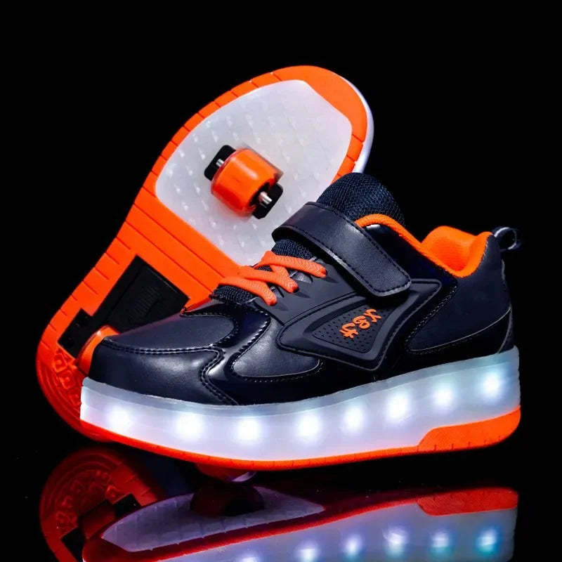LED Rolschaats Sneakers Met Verlichte Wielen Voor Actieve Kinderen