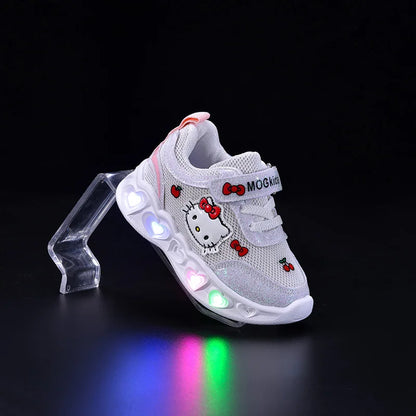 LED Sneakers Voor Meisjes Met Verlichte Zool En Antislip Grip