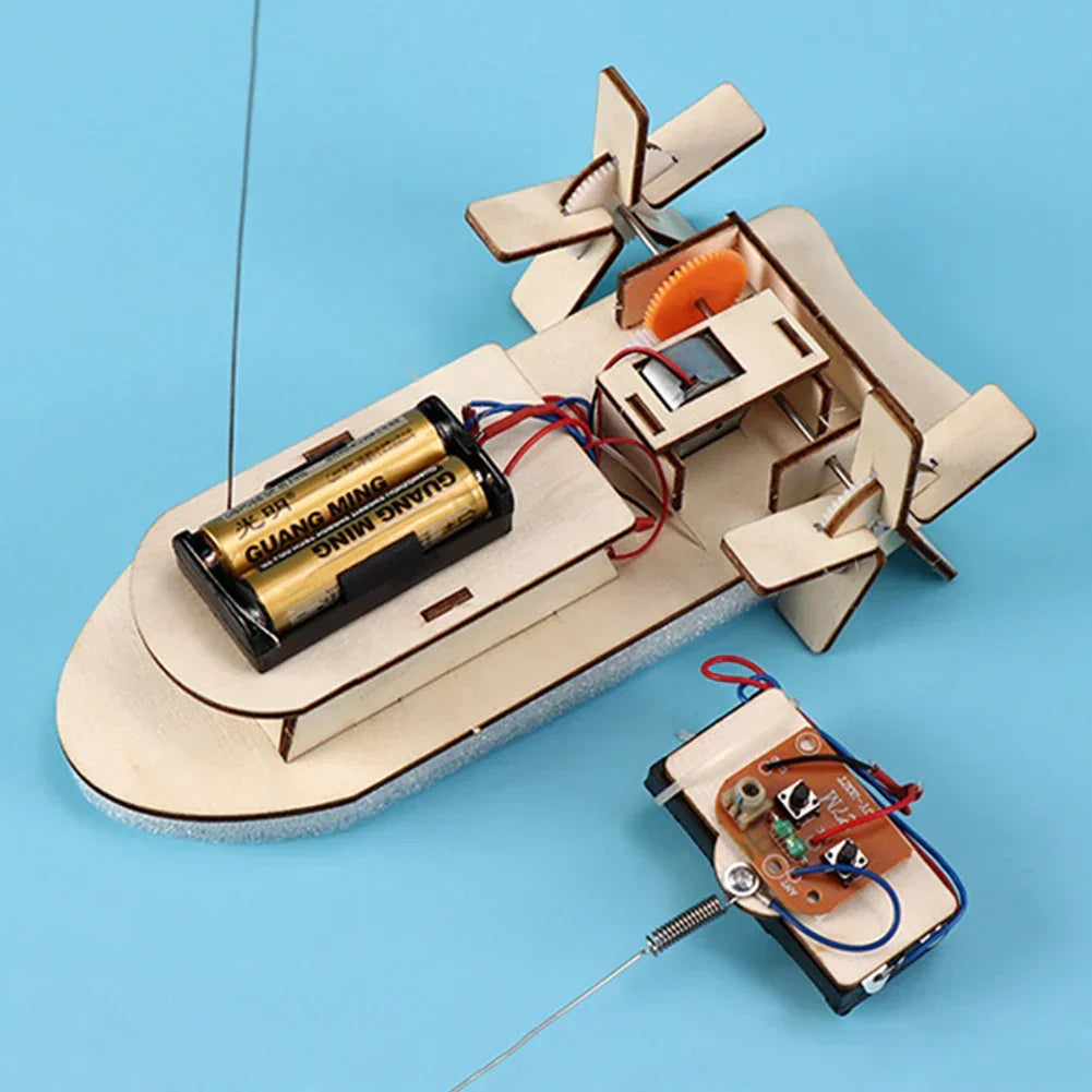 DIY Elektrische Boot Bouwset Voor Jonge Uitvinders