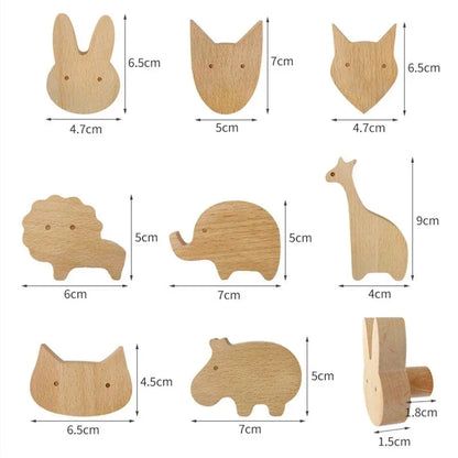 Houten Wandhaken Met Speels Ontwerp En Scandinavische Uitstraling