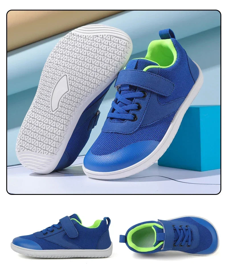 Comfortabele Barefoot Sneakers voor Kinderen met Brede Neus