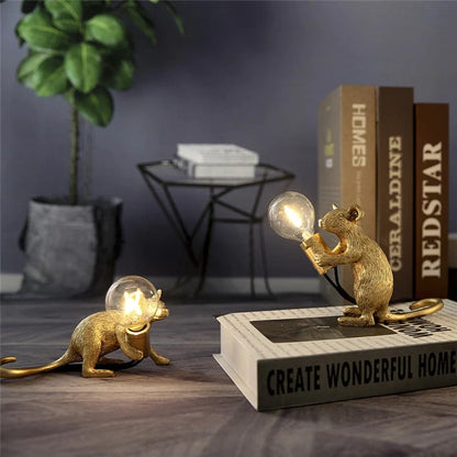 Muis Tafellamp Met Realistisch Ontwerp En Compact Formaat