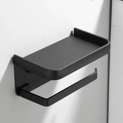 Toiletrolhouder Met Opbergplank En Moderne Constructie