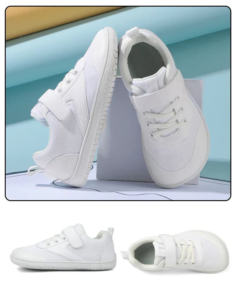 Comfortabele Barefoot Sneakers voor Kinderen met Brede Neus