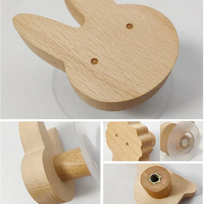 Houten Wandhaken Met Speels Ontwerp En Scandinavische Uitstraling