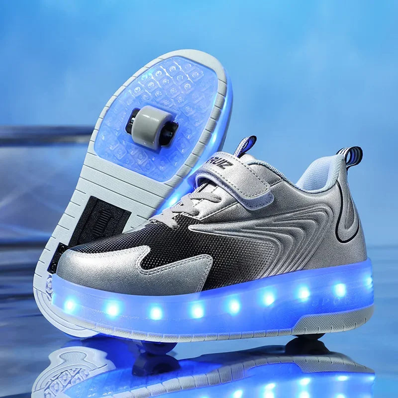 LED Rolschaats Sneakers Met Verlichte Wielen Voor Actieve Kinderen