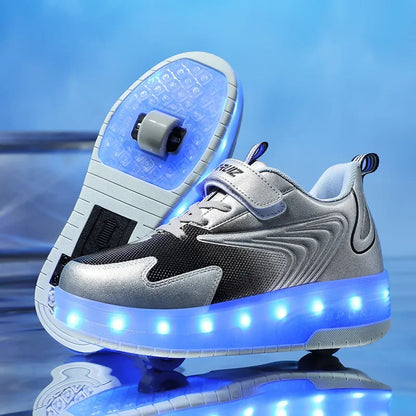 LED Rolschaats Sneakers Met Verlichte Wielen Voor Actieve Kinderen