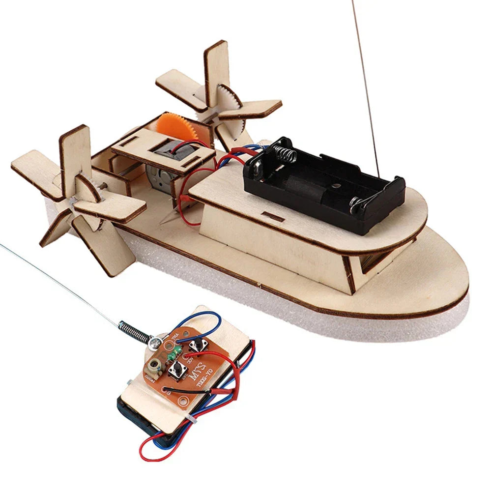 DIY Elektrische Boot Bouwset Voor Jonge Uitvinders