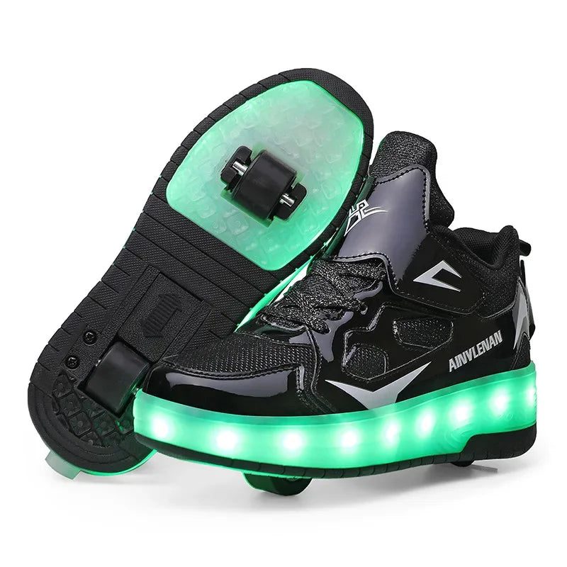 LED Rolschaats Sneakers Met Verlichte Wielen Voor Actieve Kinderen
