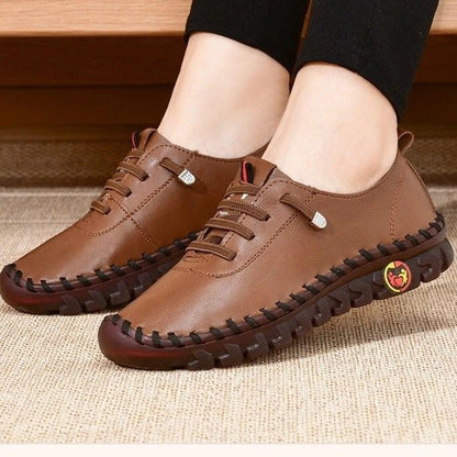 Comfortabele Platte Loafer Met Orthopedische Ondersteuning Voor Dagelijks Loopgemak