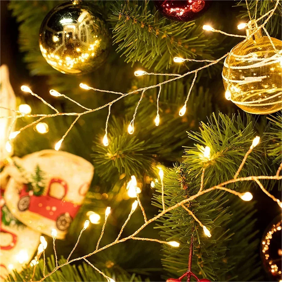 Cluster LED Lichtsnoer Met Flexibel Zilverdraad Voor Binnen- En Buitendecoratie