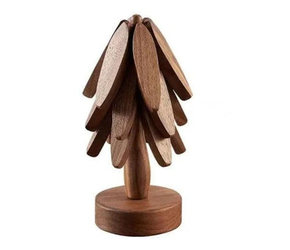 Handgemaakte Houten Onderzetters met Rustiek Design