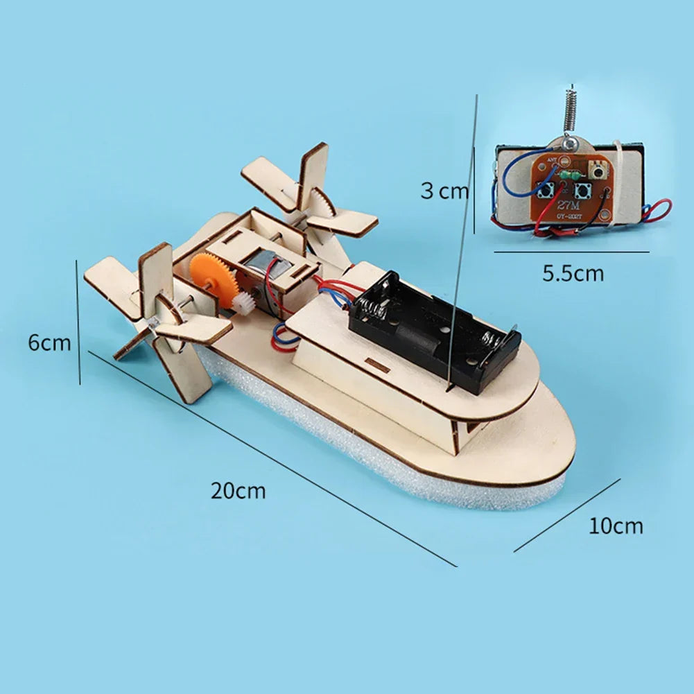 DIY Elektrische Boot Bouwset Voor Jonge Uitvinders