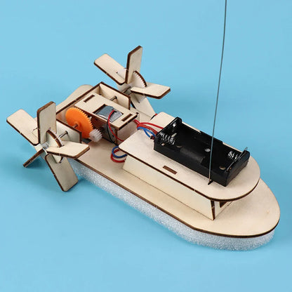 DIY Elektrische Boot Bouwset Voor Jonge Uitvinders