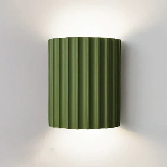 Moderne LED Wandlamp Met Geribbeld Design Voor Sfeervolle Verlichting