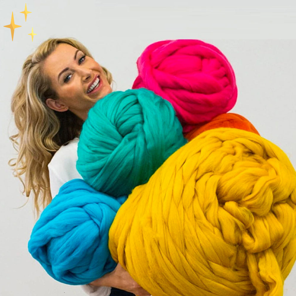 Xxl Chunky Breigaren Met Extra Dikke Vezel En Zachte Structuur