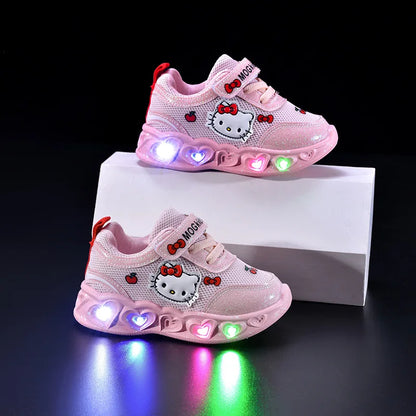 LED Sneakers Voor Meisjes Met Verlichte Zool En Antislip Grip