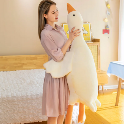 Ganzen Knuffelkussen Met Extra Zacht Pluche Design Voor Comfort En Gezelligheid