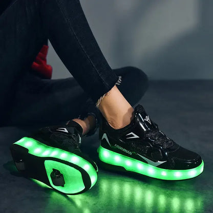 LED Rolschaats Sneakers Met Verlichte Wielen Voor Actieve Kinderen