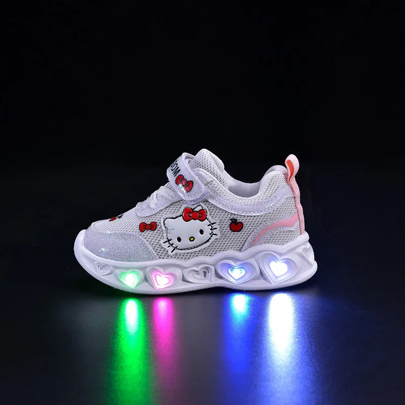 LED Sneakers Voor Meisjes Met Verlichte Zool En Antislip Grip