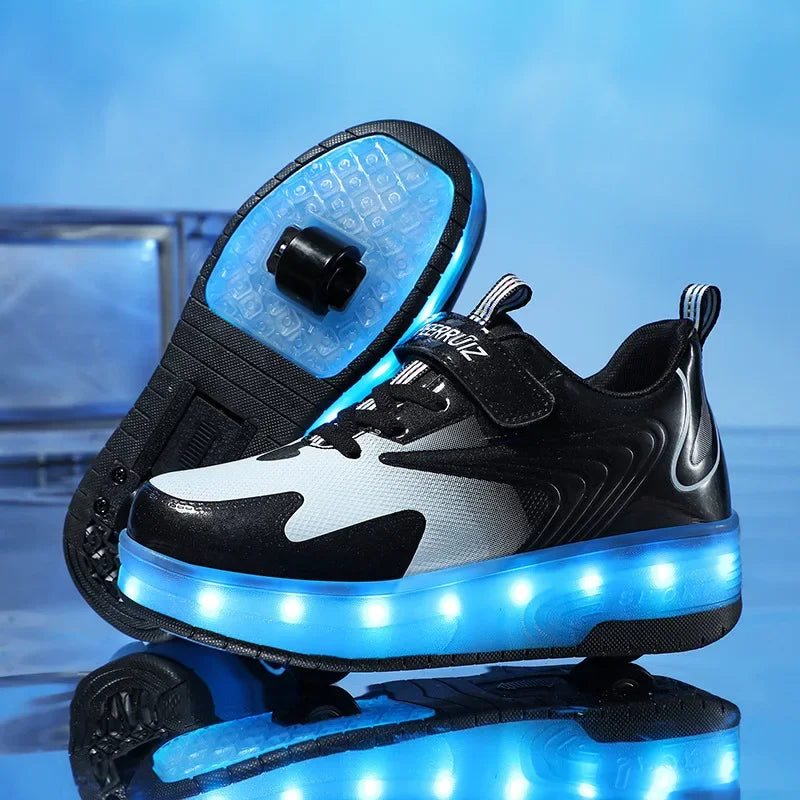 LED Rolschaats Sneakers Met Verlichte Wielen Voor Actieve Kinderen