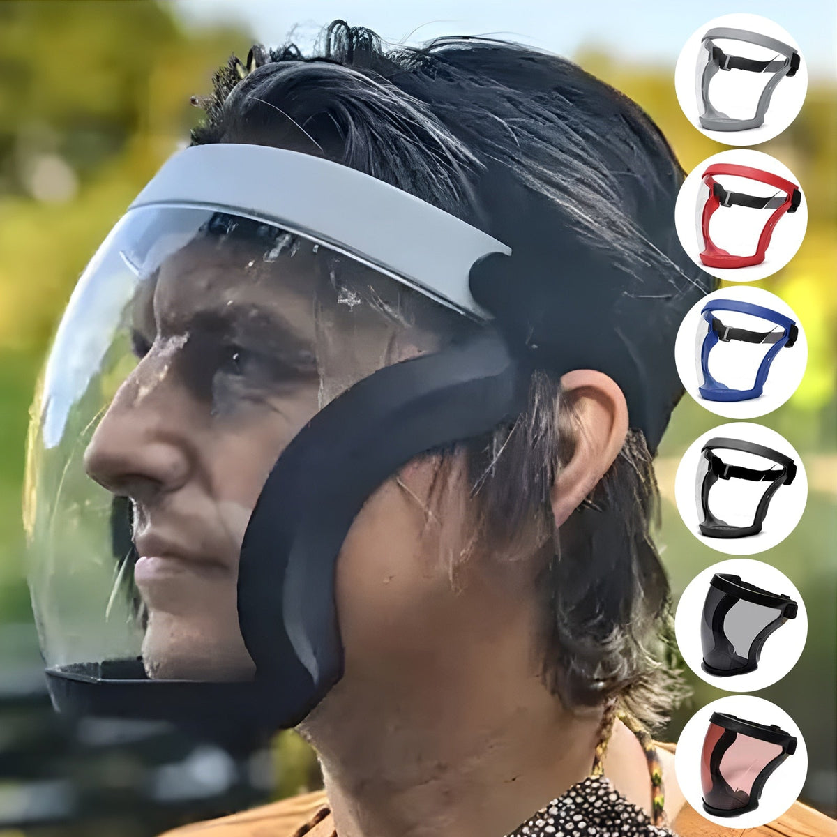Anti‑Condens Volledig Gezichtsscherm Met Hoge Bescherming En Dagelijkse Heldere Zichtbaarheid