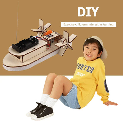 DIY Elektrische Boot Bouwset Voor Jonge Uitvinders