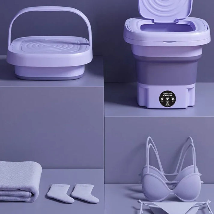 Opvouwbare Mini Wasmachine Voor Kleine Wasjes En Onderweg