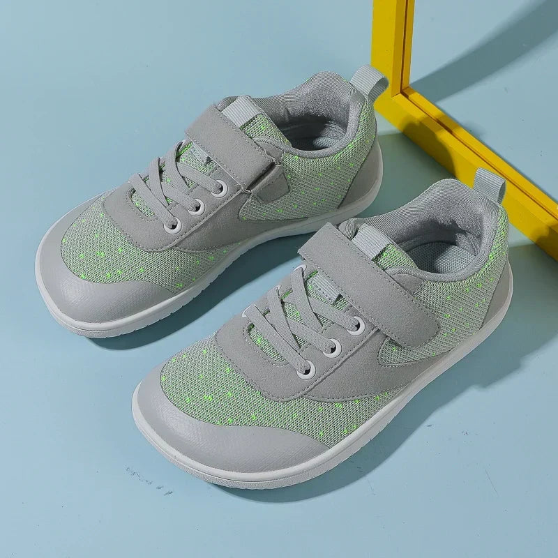 Comfortabele Barefoot Sneakers voor Kinderen met Brede Neus