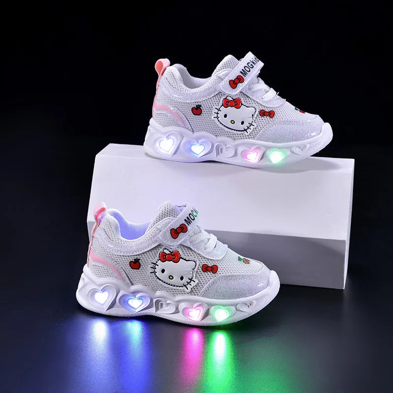 LED Sneakers Voor Meisjes Met Verlichte Zool En Antislip Grip