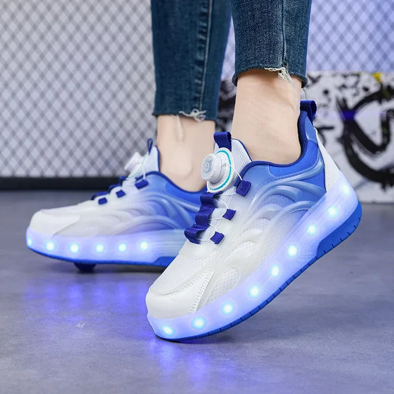 LED Rolschaats Sneakers Met Verlichte Wielen Voor Actieve Kinderen