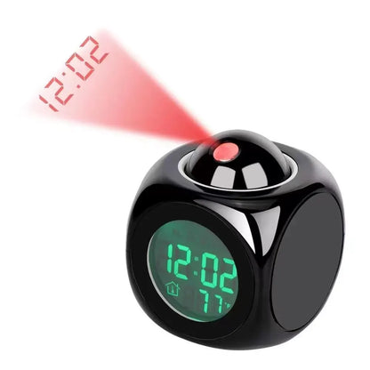 BrightCast Projectiewekker met LED Tijd & Temperatuur