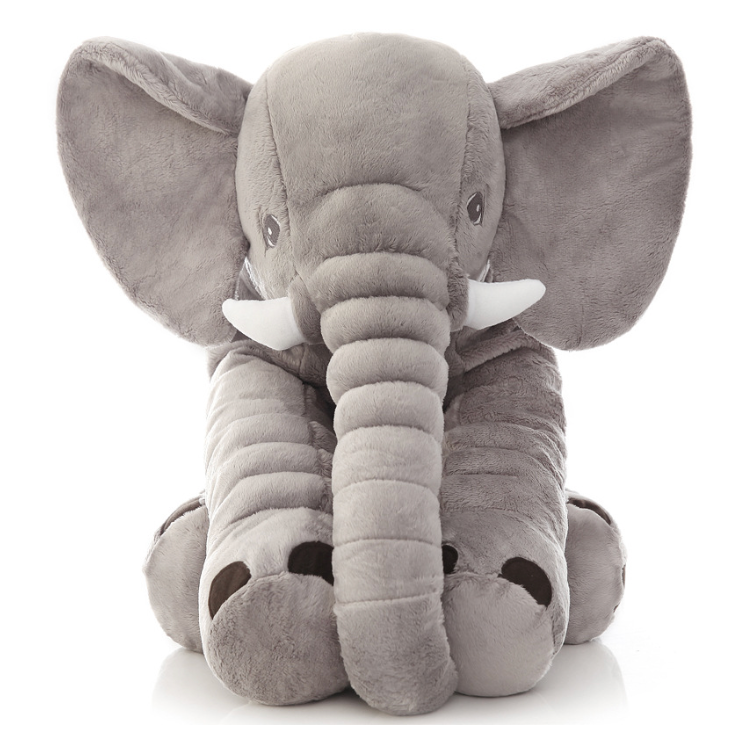 Olifant Knuffelkussen Voor Baby's En Peuters Met Zachte Ondersteuning