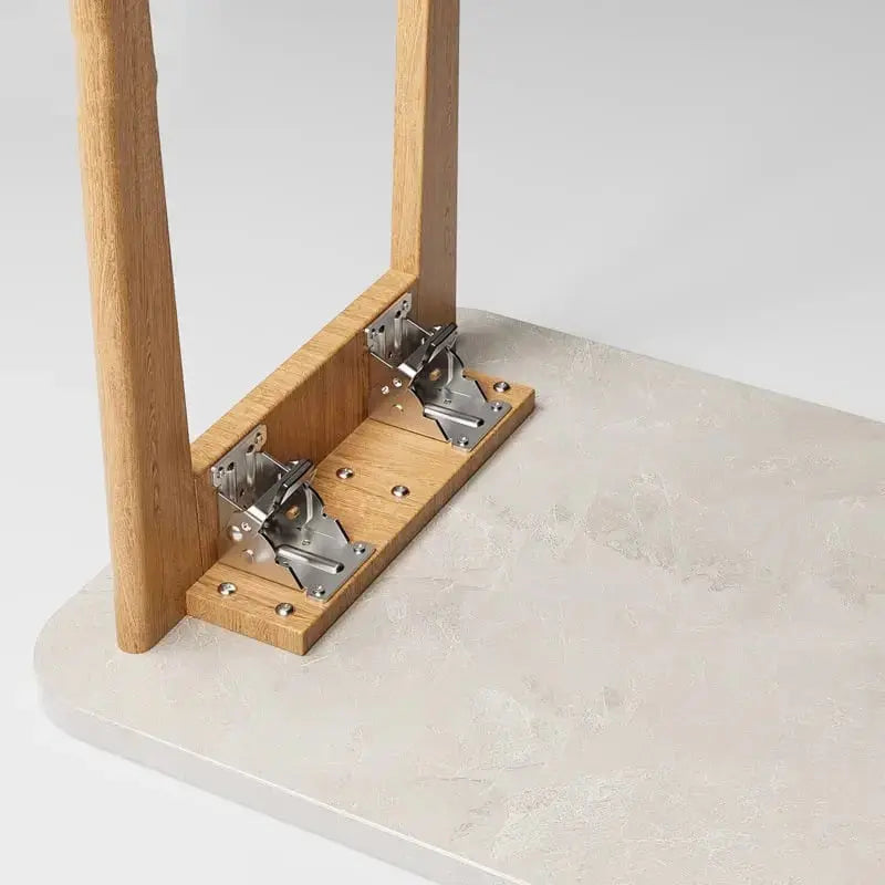 Klaphouderset Voor Ruimtebesparende En Stevige Wandmontage Van Werk‑En Tafelbladen
