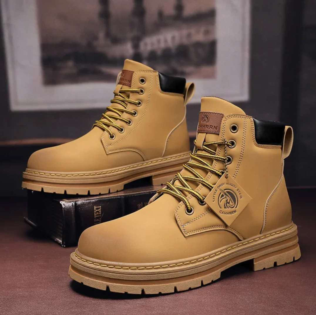 Heren Veterschoenen Met Steunstructuur En Antislipzool