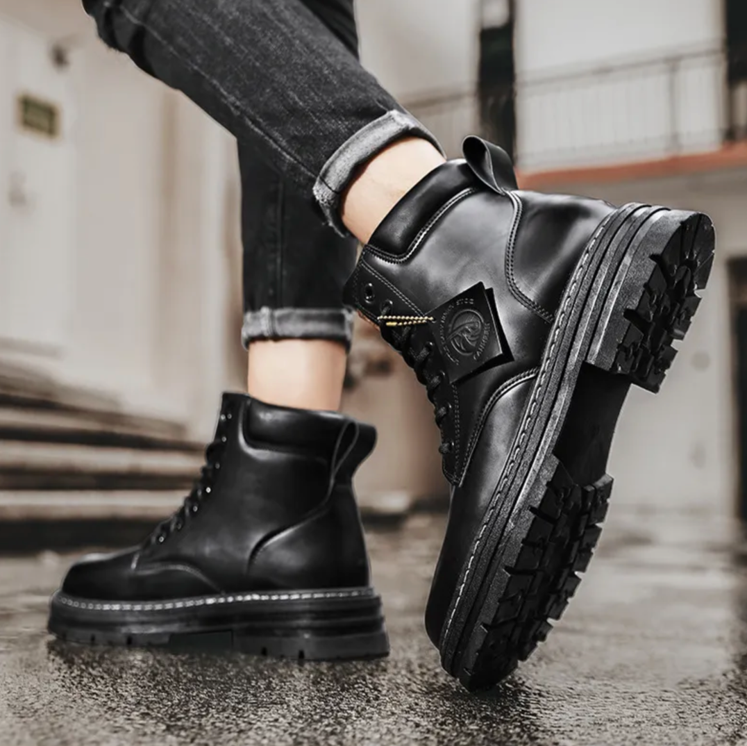 Heren Veterschoenen Met Steunstructuur En Antislipzool