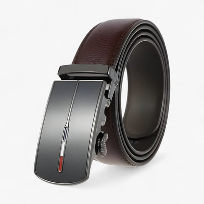 Luxe Leren Riem Met Automatische Gesp Voor Een Perfecte Pasvorm