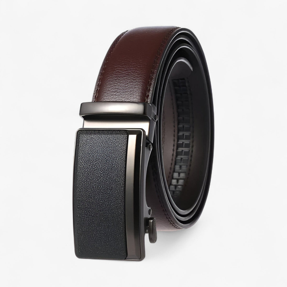 Luxe Leren Riem Met Automatische Gesp Voor Een Perfecte Pasvorm