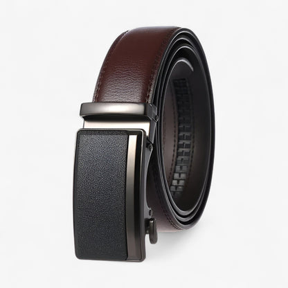 Luxe Leren Riem Met Automatische Gesp Voor Een Perfecte Pasvorm