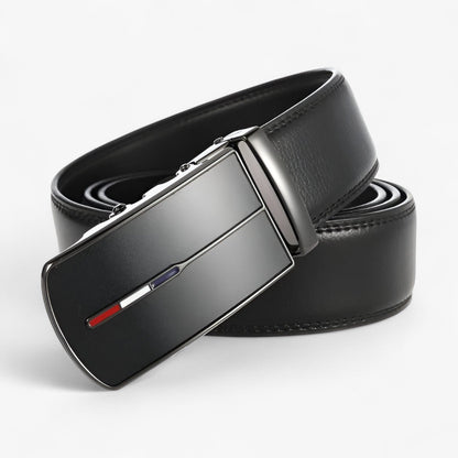 Luxe Leren Riem Met Automatische Gesp Voor Een Perfecte Pasvorm
