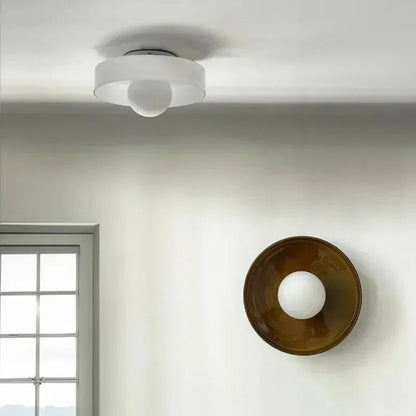 Glazen Plafondlamp In Scandinavische Stijl