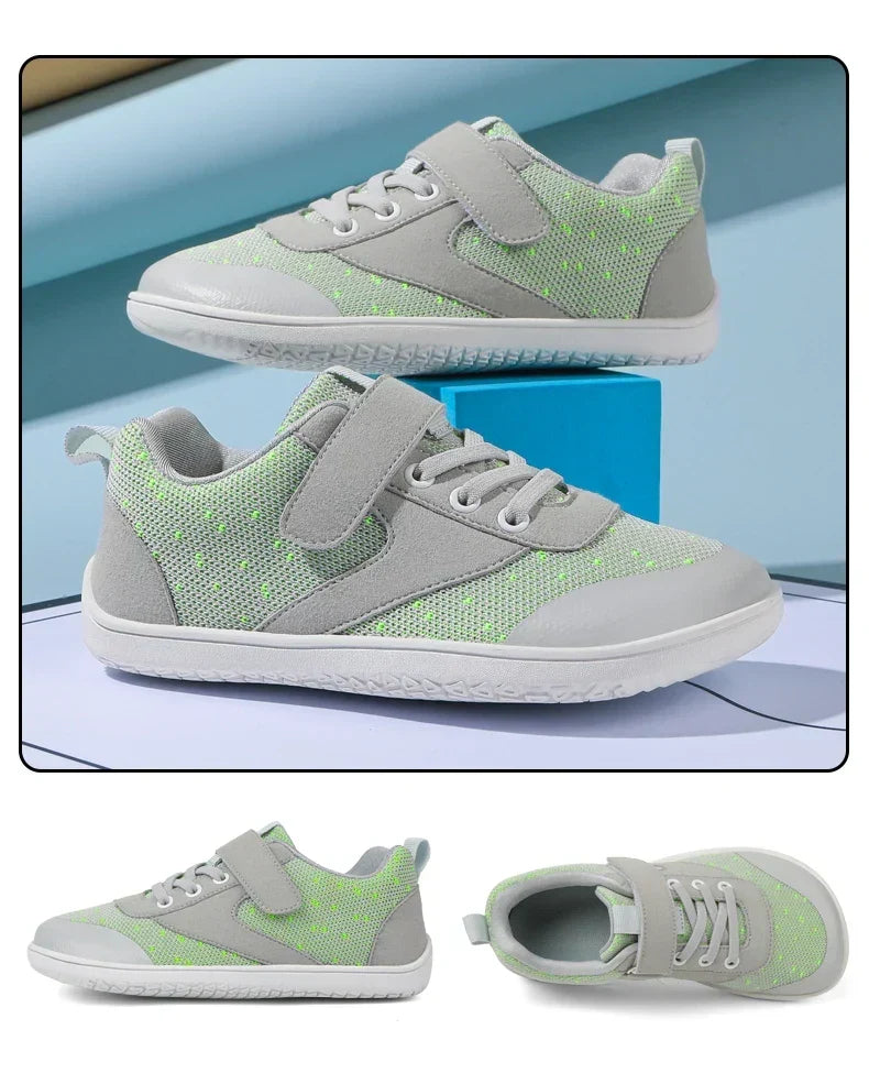 Comfortabele Barefoot Sneakers voor Kinderen met Brede Neus