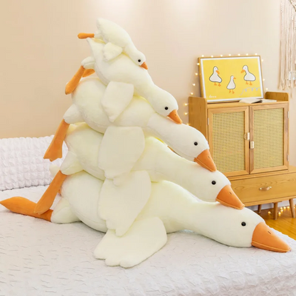 Ganzen Knuffelkussen Met Extra Zacht Pluche Design Voor Comfort En Gezelligheid