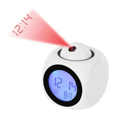 BrightCast Projectiewekker met LED Tijd & Temperatuur