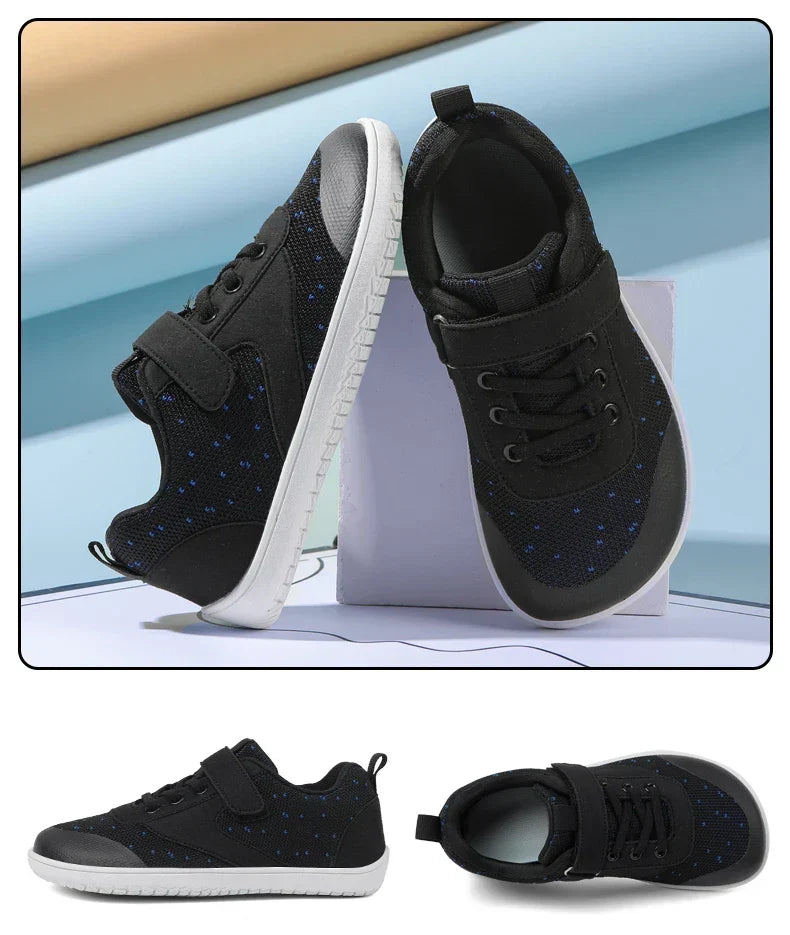 Comfortabele Barefoot Sneakers voor Kinderen met Brede Neus