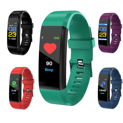 Senioren Smartwatch Met Gezondheidsmonitor En Helder LED Display