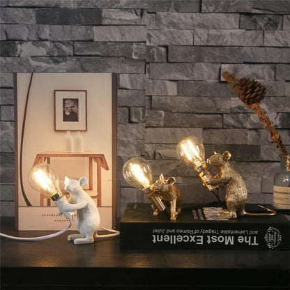 Muis Tafellamp Met Realistisch Ontwerp En Compact Formaat