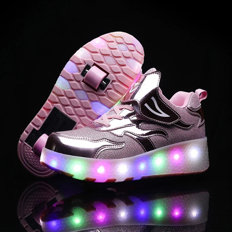 LED Rolschaats Sneakers Met Verlichte Wielen Voor Actieve Kinderen